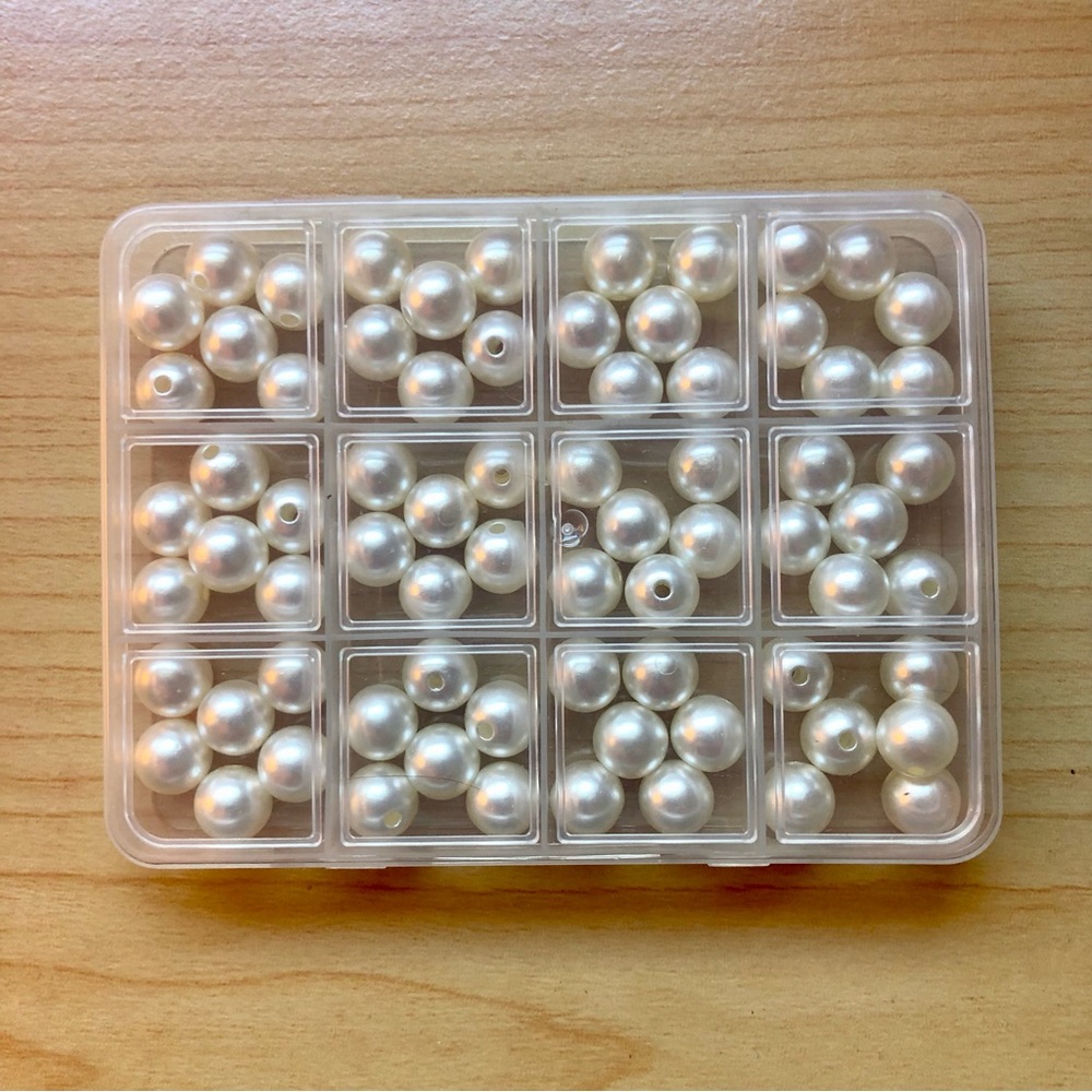 NWOT 10mm Faux Pearl Beads
